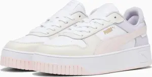 Кросівки жіночі Puma CARINA STREET біло-бежево-світло-рожеві 389390-10