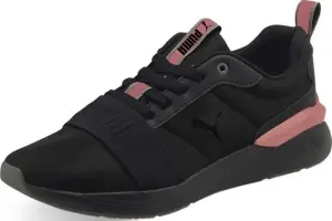 Кроссовки женские Puma ROSE PLUS черно-розовые 374897-09