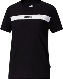 Футболка жіноча Puma UPFRONT LINE LOGO чорна 678752-01