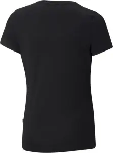 Футболка підліткова Puma ESSENTIALS LOGO чорна 587029-01