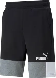 Шорти Puma ESSENTIALS+ BLOCK чорно-сіро-білі 847429-01