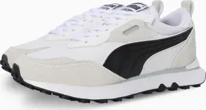 Кроссовки Puma RIDER FUTURE VINTAGE бело-бежево-черные 387672-11