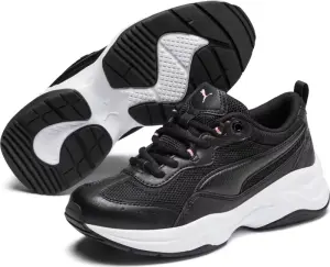 Кроссовки детские Puma CILIA черно-бело-розовые 370525-01