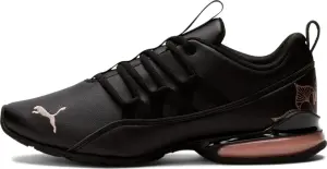 Кроссовки женские Puma RIAZE PROWL MANDALA черно-бронзовые 195436-02