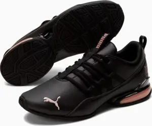Кроссовки женские Puma RIAZE PROWL MANDALA черно-бронзовые 195436-02