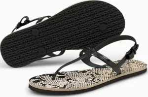 Сандалі жіночі Puma COSY UNTAMED чорно-світло-коричневі 375213-01