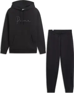 Спортивний костюм жіночий Puma TONAL SCRIPT чорний 684401-01__684753-01