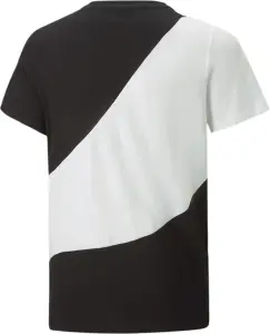 Футболка підліткова Puma POWER CAT чорно-біла 674231-01
