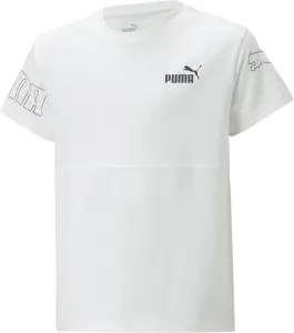 Футболка підліткова Puma POWER COLOUR BLOCK біла 673547-02