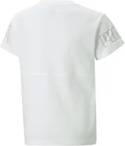 Футболка підліткова Puma POWER COLOUR BLOCK біла 673547-02