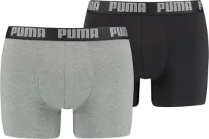 Труси (боксерки) Puma BASIC MEN'S BOXERS 2PACK сірі, чорні (2 штуки) 906823-05