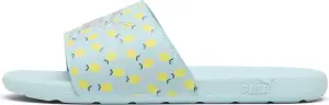 Шльопанці дитячі Puma COOL CAT 2.0 LEMON бірюзово-лимонні 395655-02