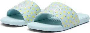 Шльопанці дитячі Puma COOL CAT 2.0 LEMON бірюзово-лимонні 395655-02