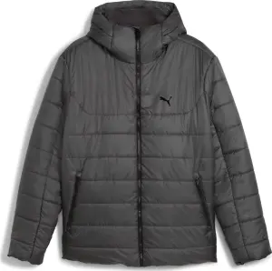 Куртка Puma ESSENTIALS HOODED PADDED темно-сіра 68521144