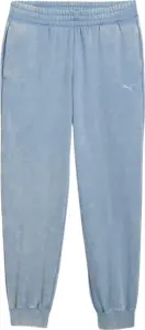 Спортивні штани жіночі Puma ESSENTIALS ELEVATED COMFORT WASH блакитні 68810434