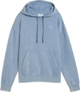 Худі жіноче Puma ESSENTIALS ELEVATED RELAXED WASH блакитне 68810334