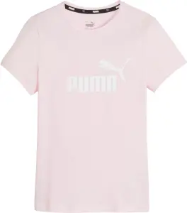 Футболка підліткова Puma ESSENTIALS LOGO світло-рожева 587029-67