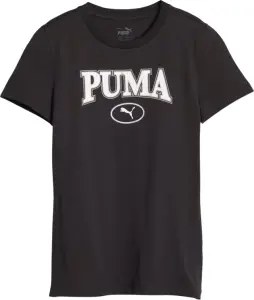 Футболка підліткова Puma SQUAD чорна 676441-01