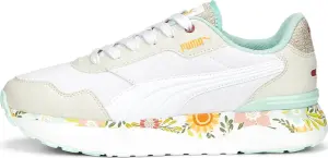 Кросівки жіночі Puma R78 VOYAGE WILD GARDEN біло-бежево-м'ятні 389235-01