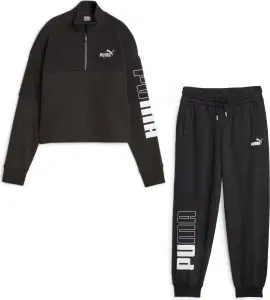 Спортивный костюм женский Puma POWER COLORBLOCK черный 676027-01__676025-01