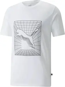 Футболка Puma CAT GRAPHIC біла 670494-02