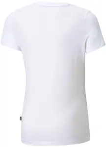 Футболка підліткова Puma ESSENTIALS LOGO біла 587029-02