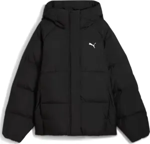 Пуховик женский Puma HOODED DOWN PUFFER JACKET черный 68839201