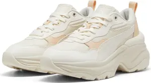 Кроссовки женские Puma CILIA WEDGE кремово-оранжевые 393915-11