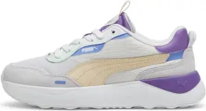 Кросівки жіночі Puma RUNTAMED PLATFORM біло-фіолетово-блакитно-бежеві 392324-11