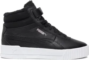 Кросівки підліткові Puma CARINA MID FUR чорні 309683-01
