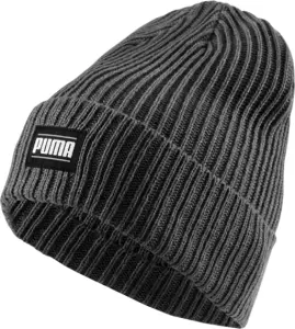 Шапка Puma CLASSIC CUFF RIBBED BEANIE темно-сіра 024038-13