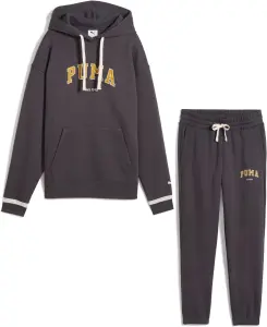 Спортивний костюм жіночий Puma VARSITY темно-сіро-золотий 692674-13__692668-13