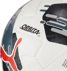 Футбольний м'яч Puma ORBITA 1 TB FIFA QUALITY PRO біло-сіро-червоний Розмір 5 084322-02