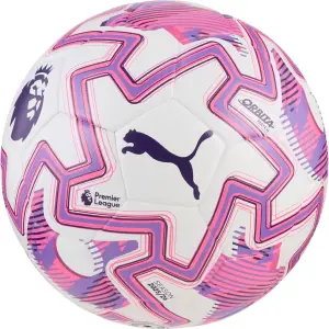 Футбольний м'яч Puma ORBITA MATCH PREMIER LEAGUE BRILLIANCE FOOTBALL (FIFA® QUALITY) біло-рожево-бузковий Розмір 5 084704-01