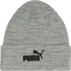 Шапка Puma #1 LOGO RIBBED CUFF BEANIE сіра 942291-02