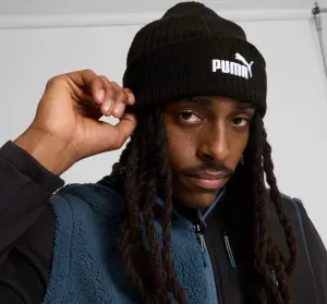 Шапка Puma #1 LOGO RIBBED CUFF BEANIE чорна 942291-01