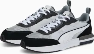 Кросівки Puma R22 світло-сіро-чорно-білі 38346214