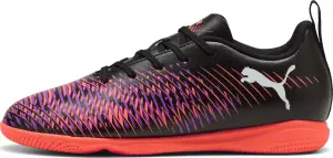 Футзалки (бампи) дитячі Puma FUTURE 8 PLAY IT JR чорно-коралово-фіолетові 108397-01