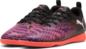 Футзалки (бампи) дитячі Puma FUTURE 8 PLAY IT JR чорно-коралово-фіолетові 108397-01