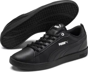 Кеди жіночі Puma SMASH V2 LEATHER чорні 365208-03