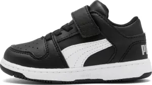 Кросівки дитячі Puma REBOUND LAYUP чорно-білі 370493-02
