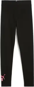 Легінси підліткові Puma ESSENTIALS LOGO чорно-рожеві 671133-74
