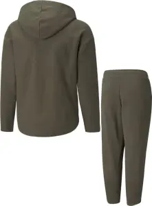 Спортивный костюм подростковый Puma ALPHA оливковый 589238-44__589237-44