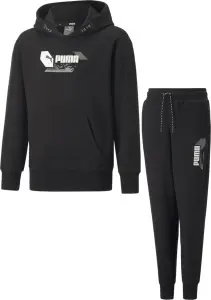 Спортивний костюм підлітковий Puma ALPHA чорний 670105-01__670108-01