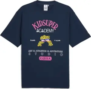 Футболка Puma X KIDSUPER GRAPHIC темно-синя 626701-14