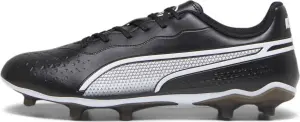 Бутси Puma KING MATCH FG/AG чорно-білі 107570-01