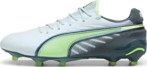 Бутси Puma KING ULTIMATE FG/AG блакитно-салатово-темно-зелені 107809-03