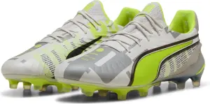 Бутси Puma KING ULTIMATE FOREVER FG/AG біло-салатово-сірі 108426-01