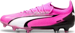 Бутси Puma ULTRA ULTIMATE FG/AG рожево-білі 107744-01