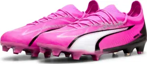 Бутси Puma ULTRA ULTIMATE FG/AG рожево-білі 107744-01